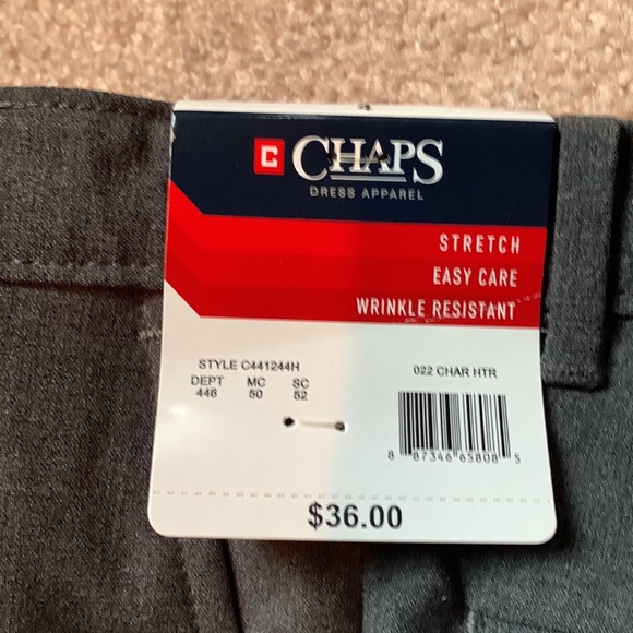 Chaps Boys size 4 lot of dress clothes grey/black reversible vest set - Picture 3 of 8